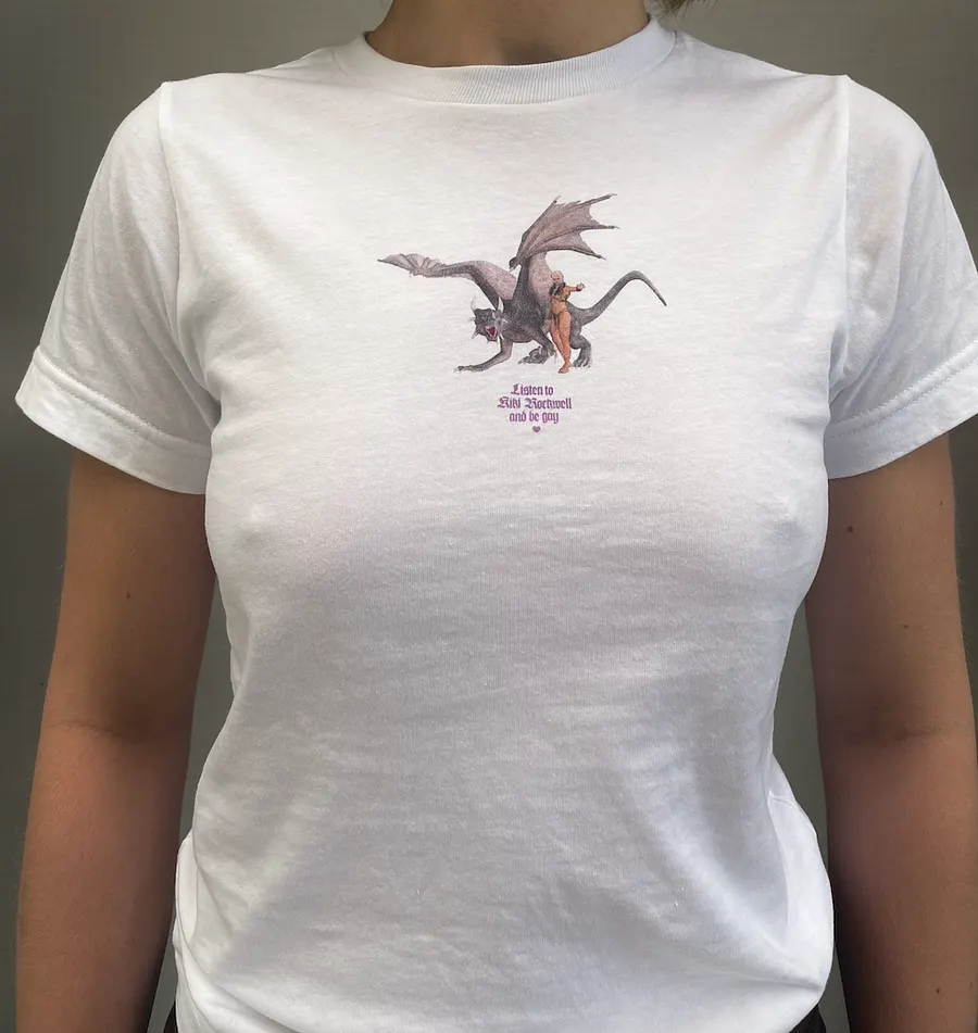 Listen To Kiki Rockwell And Be Gay Baby Tee Colours Available