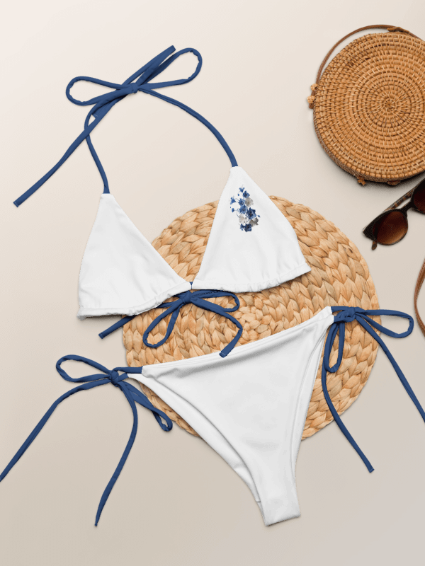 Low Rise Cheeky String Bikini White Tee Junkies