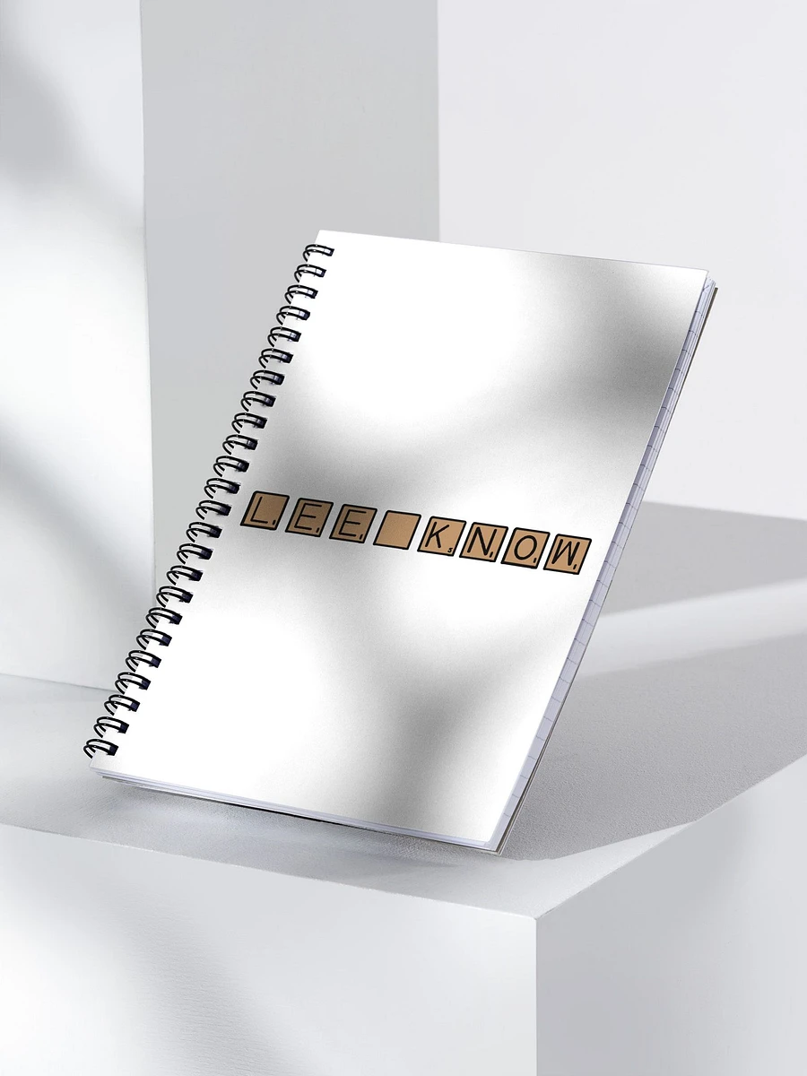 Scrabble Lee Know notebook product image (3)