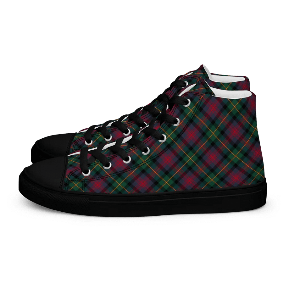 Logan Tartan Men's High Top Shoes product image (4)