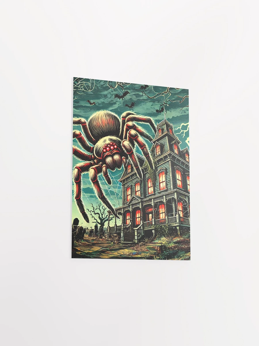 Giant Spider Haunted House Premium Matte Poster product image (22)