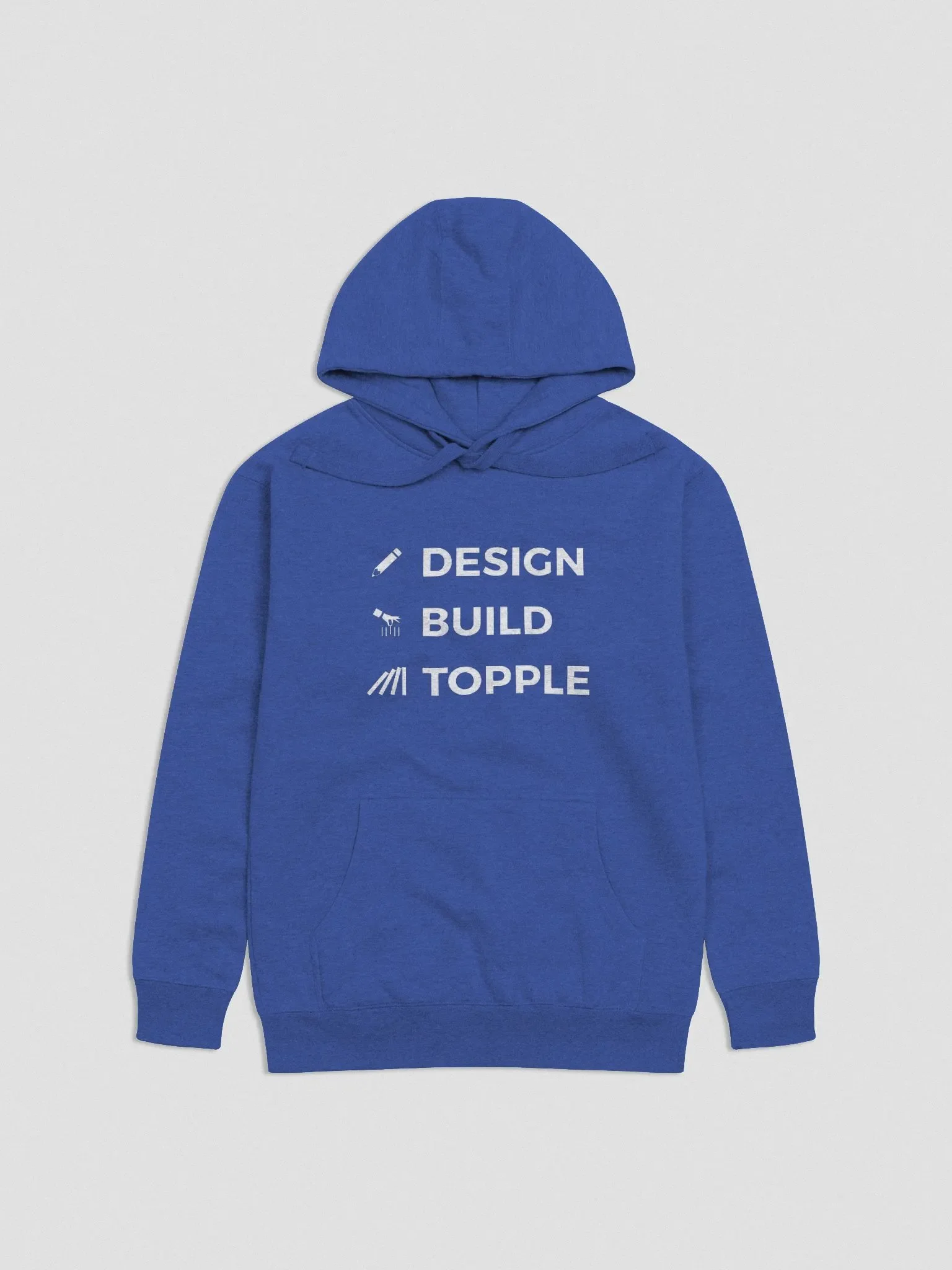 "DESIGN BUILD TOPPLE" Hoodie product image (3)