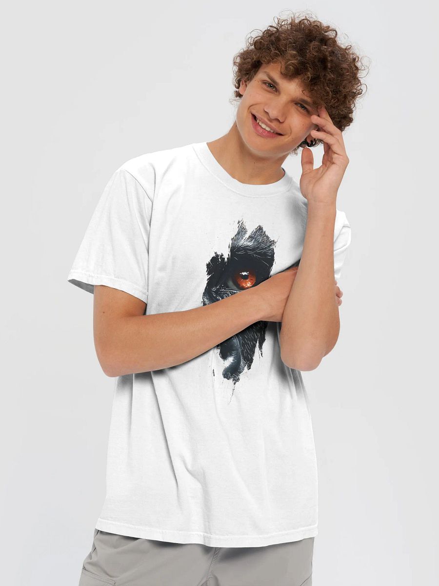Gorilla Face Art T-Shirt, Wild Animal Graphic Tee product image (3)