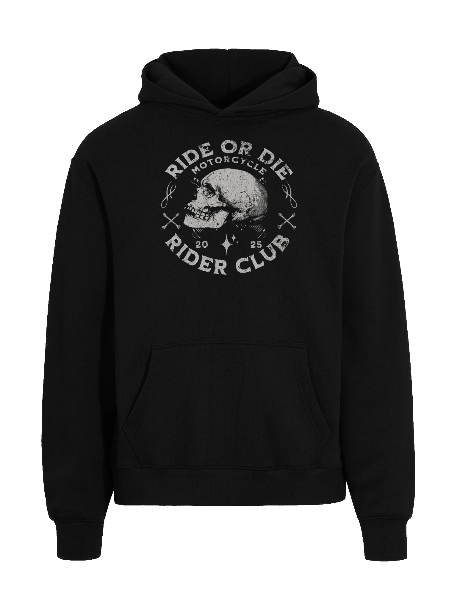 Vintage Skull Circle Print Hoodie product image (7)