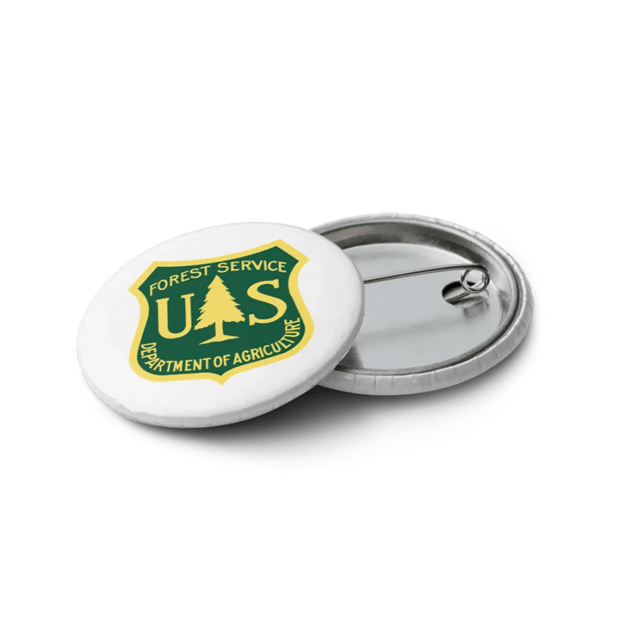 "Forest Service" Emblem Pin Buttons Set product image (7)