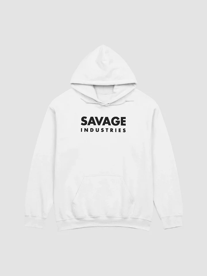 Savage Industries (White) (Classic Hoodie) product image (1)