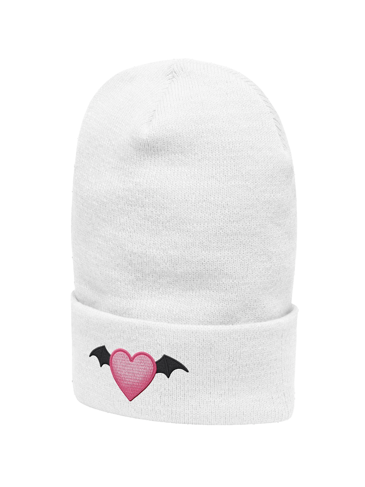 Bat Wing Heart Beanie 🖤💗 product image (2)