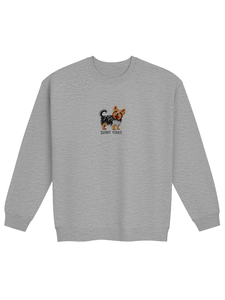 Quirky Yorkie Sweatshirt (Embroidered) of a Yorkshire Terrier(2) product image (17)