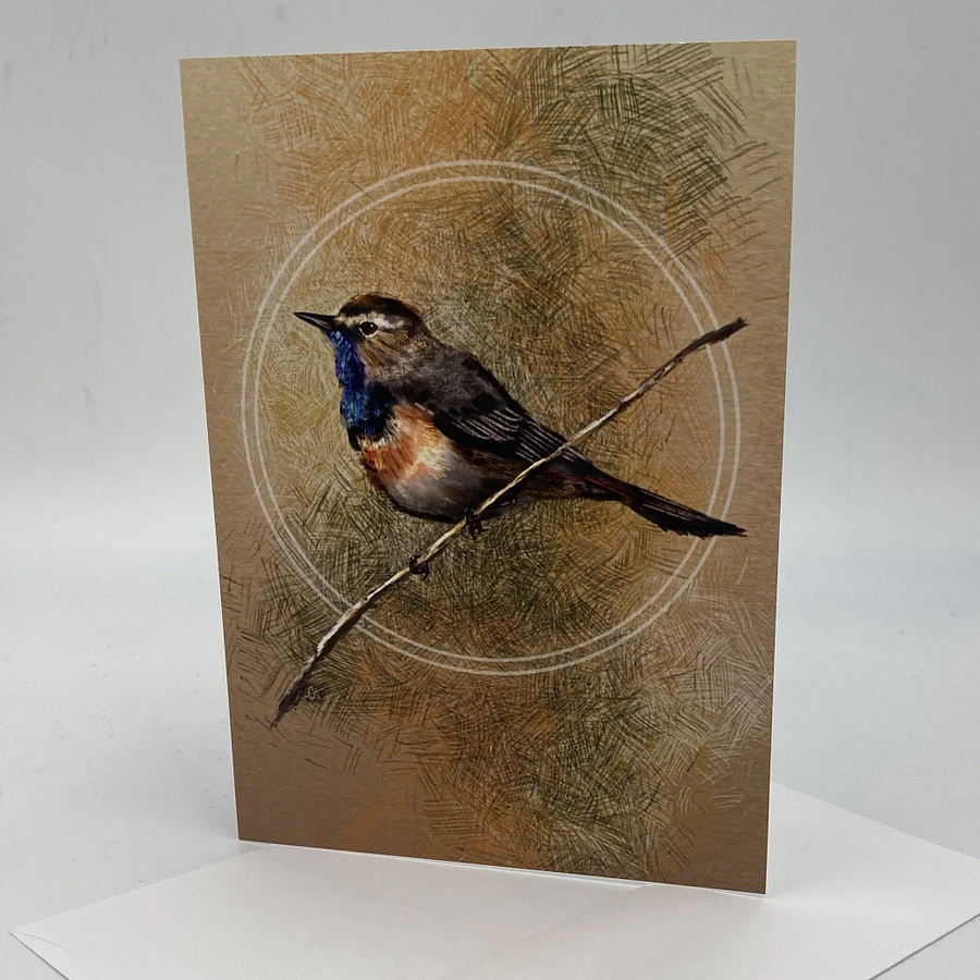 Illustrated Bird Spotlights Greeting Cards, 5x7