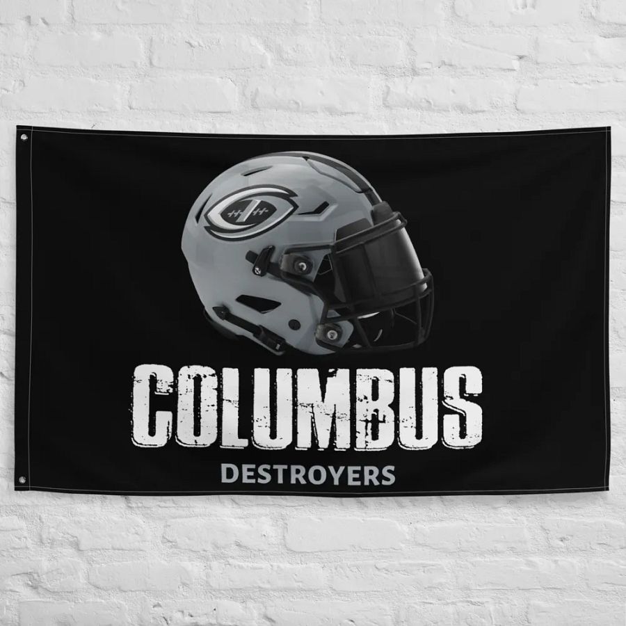 Columbus Destroyers Team Flag product image (10)