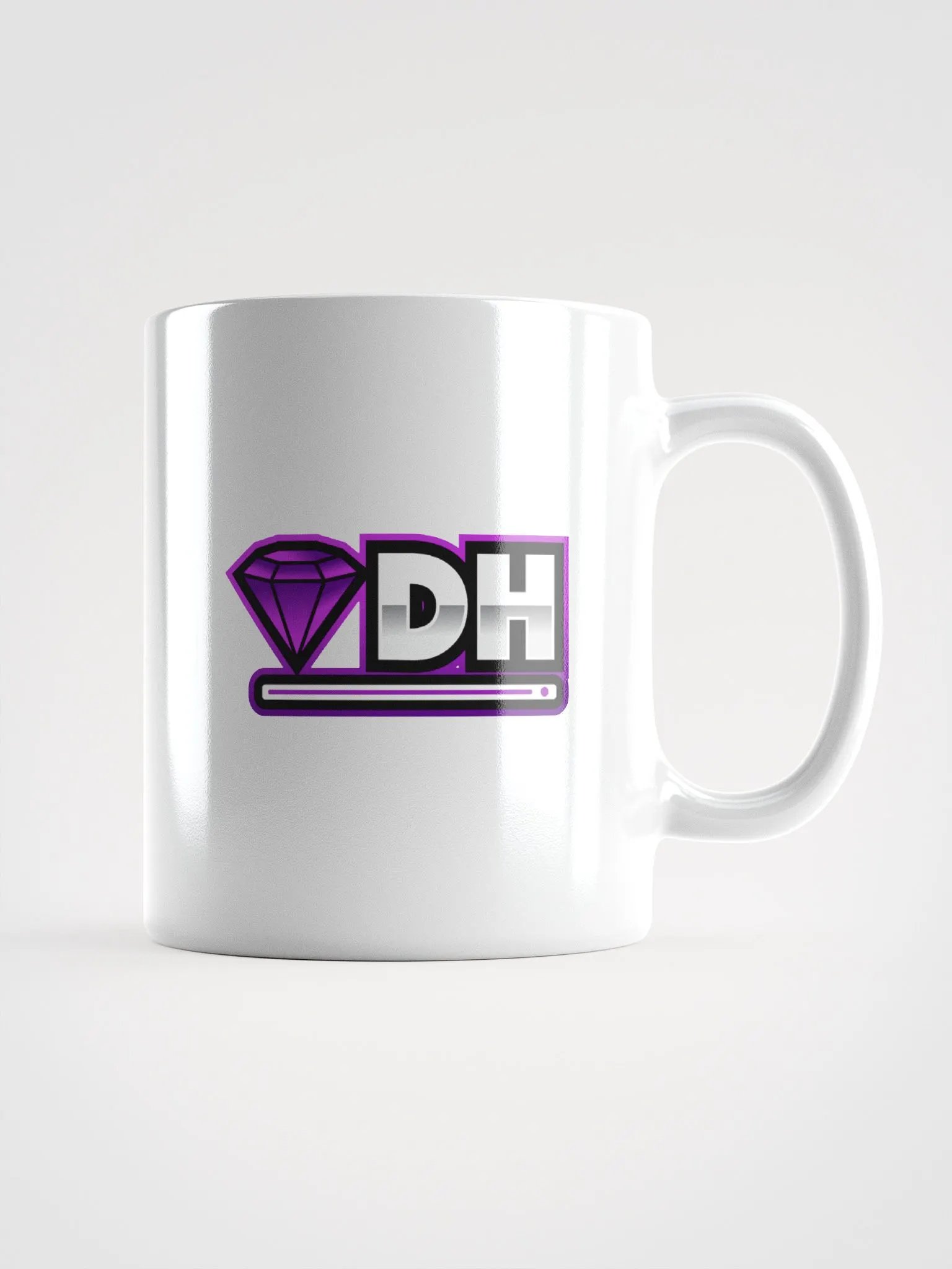 DiamondHost White Glossy Mug product image (1)