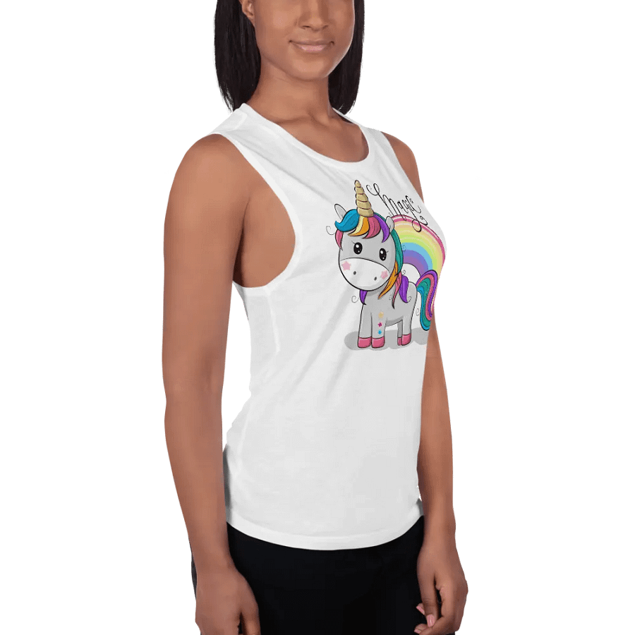 Magical Unicorn Flowy Muscle Tank product image (4)