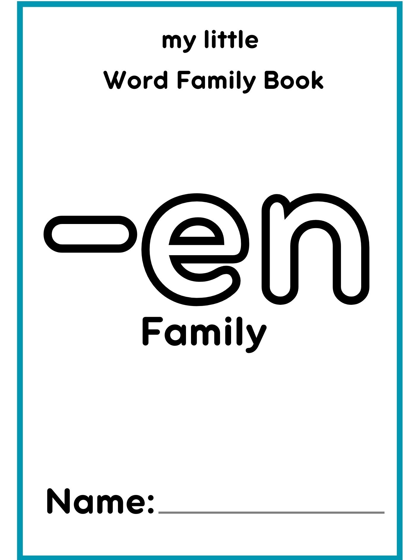 CVC Words Word Family Books product image (5)