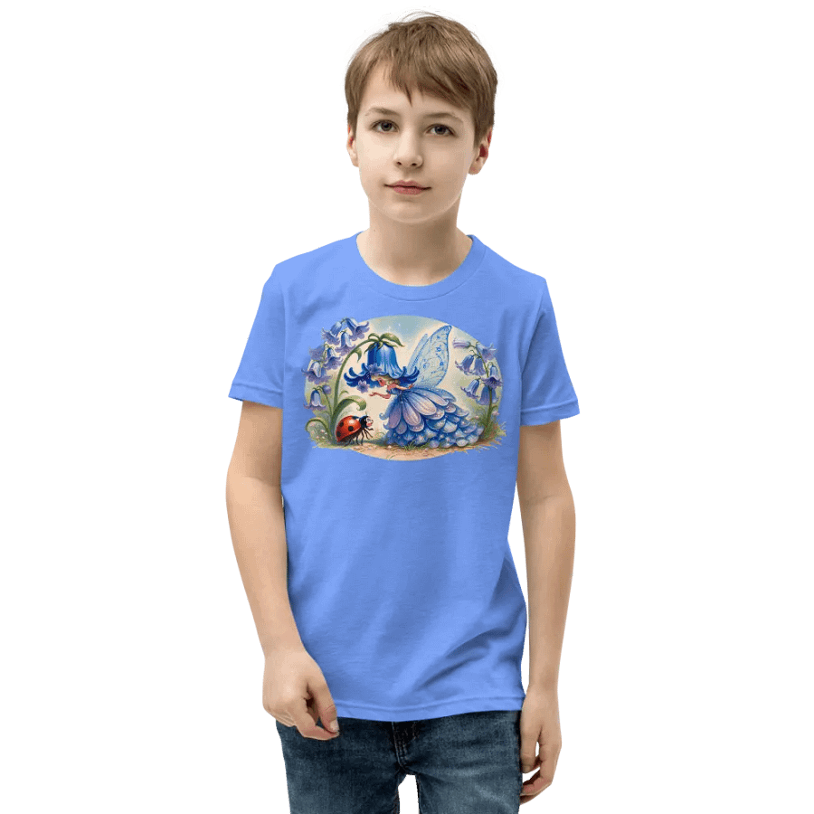 Bluebell Flower Fairy and Ladybug Youth T-Shirt product image (21)