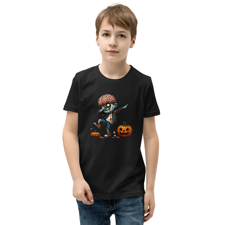 Halloween-Zombie-Boy-Dab-Dance T-Shirt | Fun & Trendy Halloween Tee for Kids product image (1)