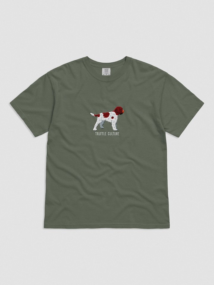 Truffle Culture T-Shirt(Embroidered) of a Lagotto Romagnolo(Liver & White) product image (31)