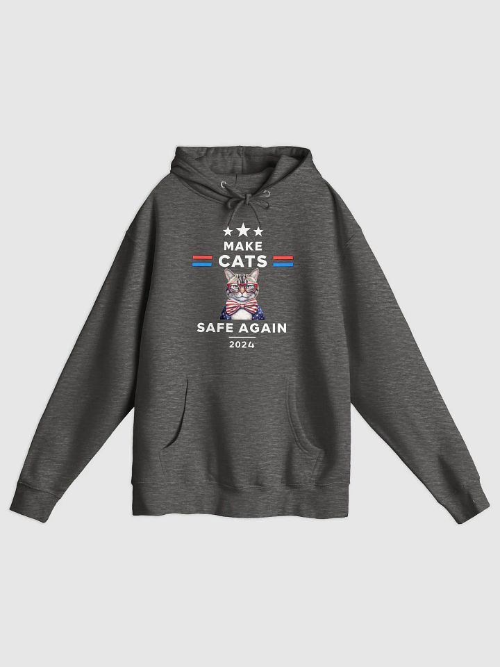 Make Cats Safe Again Funny Cat Election 2024 Debate Quote Hoodie product image (1)