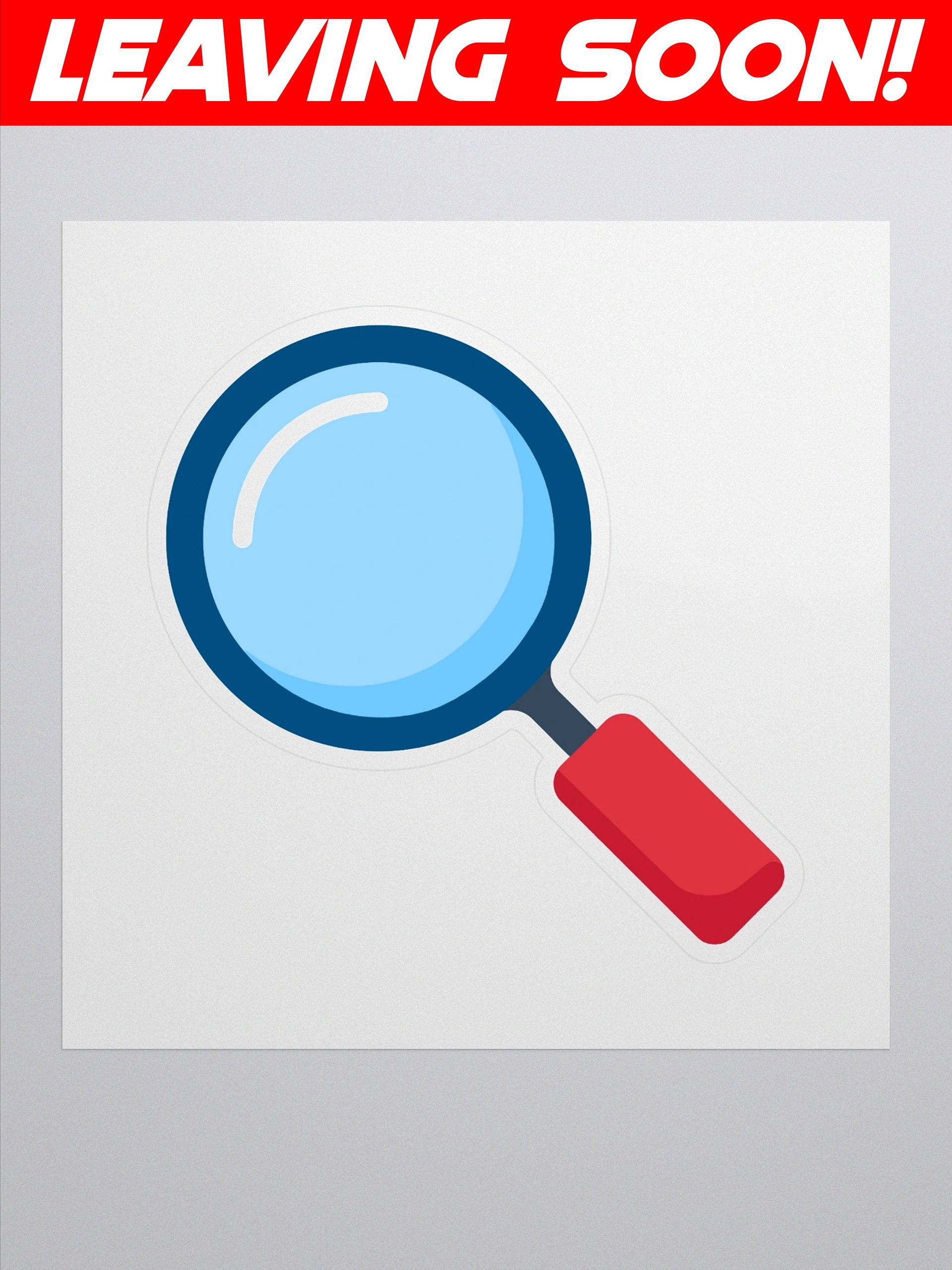 Magnifying Glass Sticker product image (1)