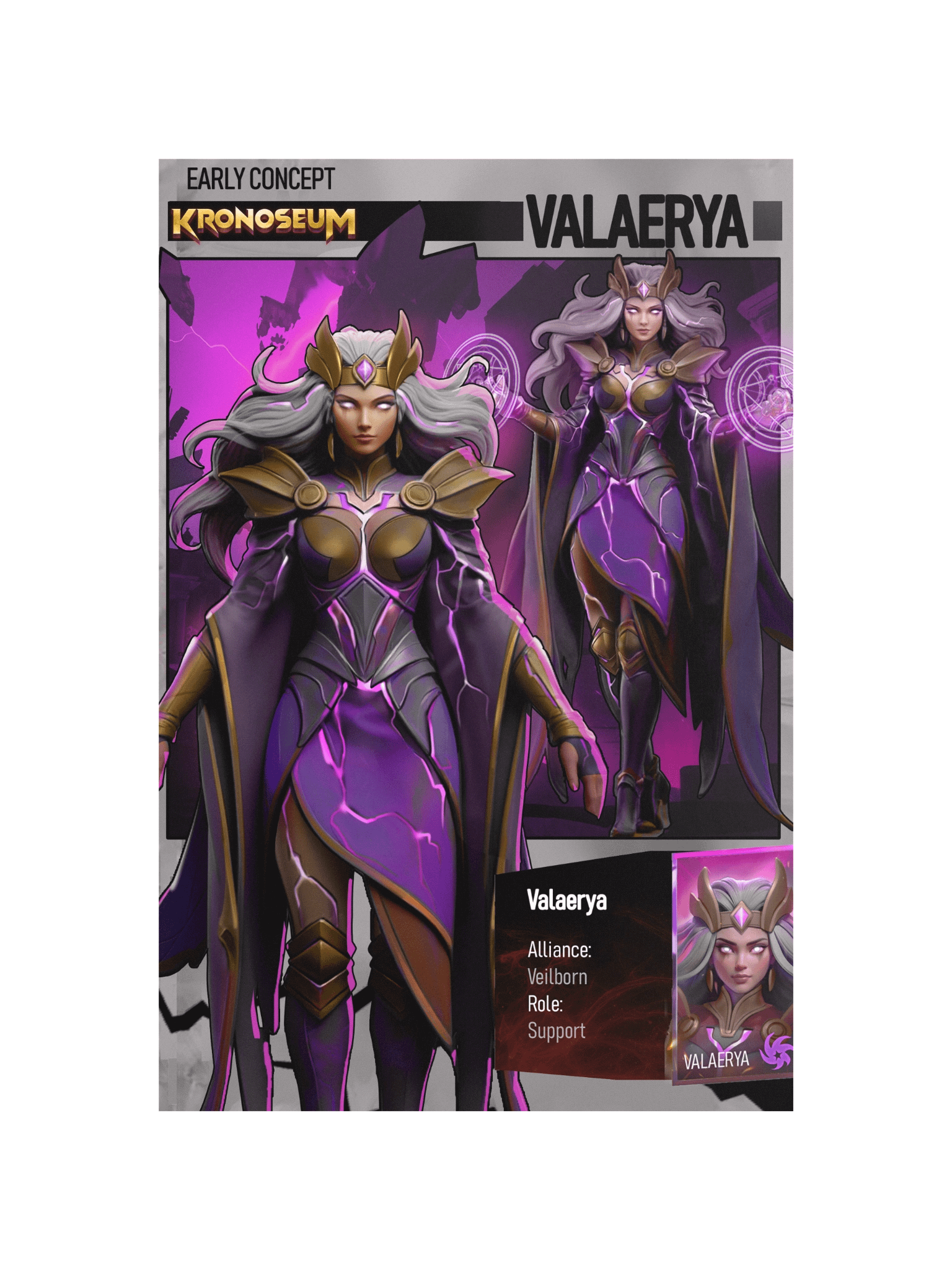 Valaerya Early Concept Art Poster product image (4)
