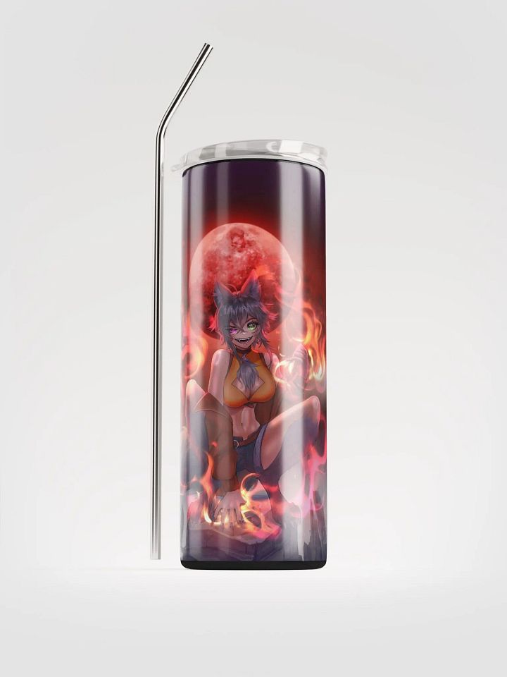 WolfcatRisi Big Bad Wolfcat Stainless Steel Tumbler product image (1)