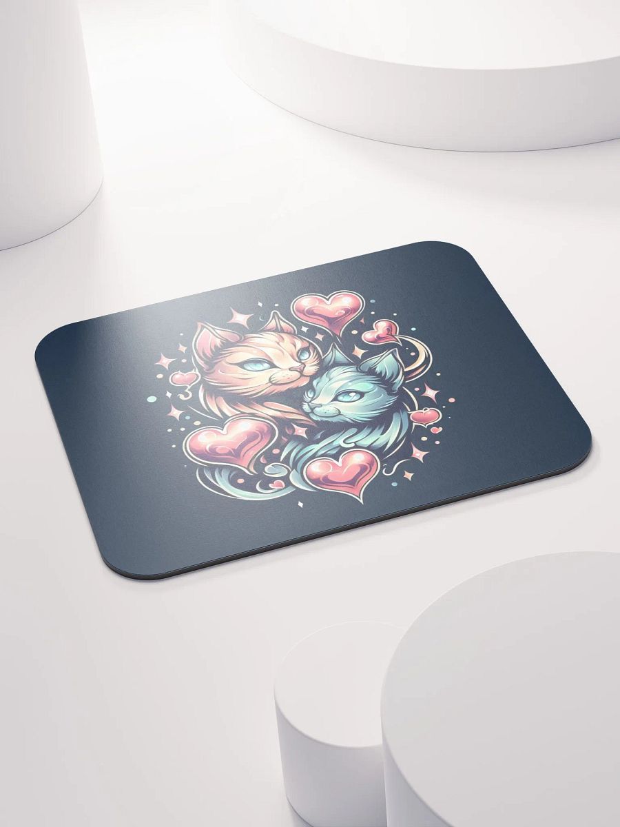 Feline Magic Love Mouse Pad product image (5)
