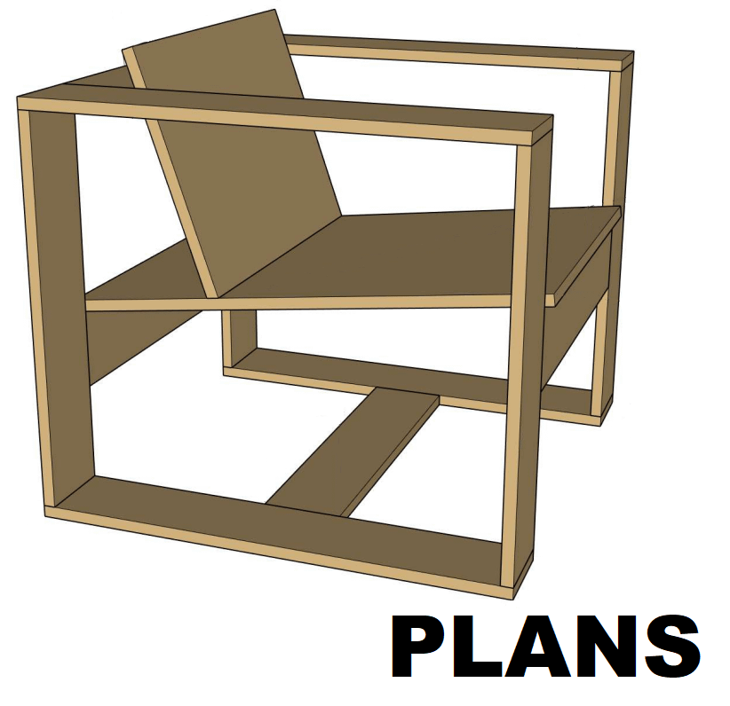 Plywood Armchair // Woodworking Plans & Cut List product image (1)