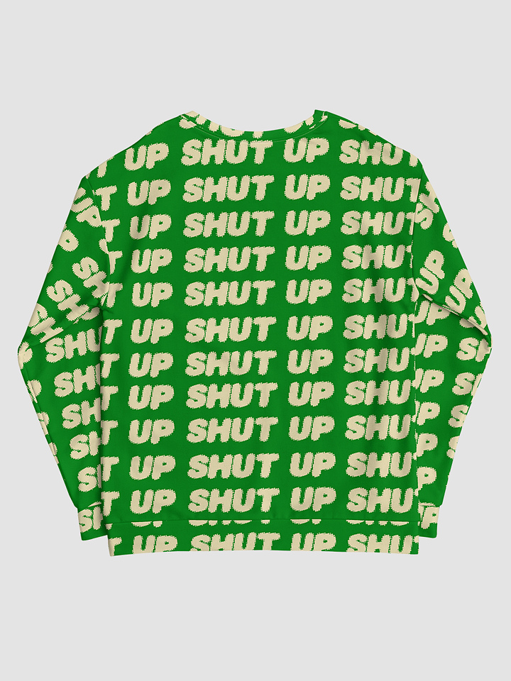 SHUT UP SWEATER ( GREEN!!!!!!!!!!!!!!!!!!!!!!!!!) product image (2)