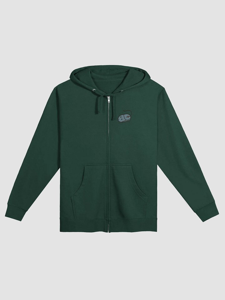 Computer Rat Fleece Zip Up Hoodie - No Text product image (1)