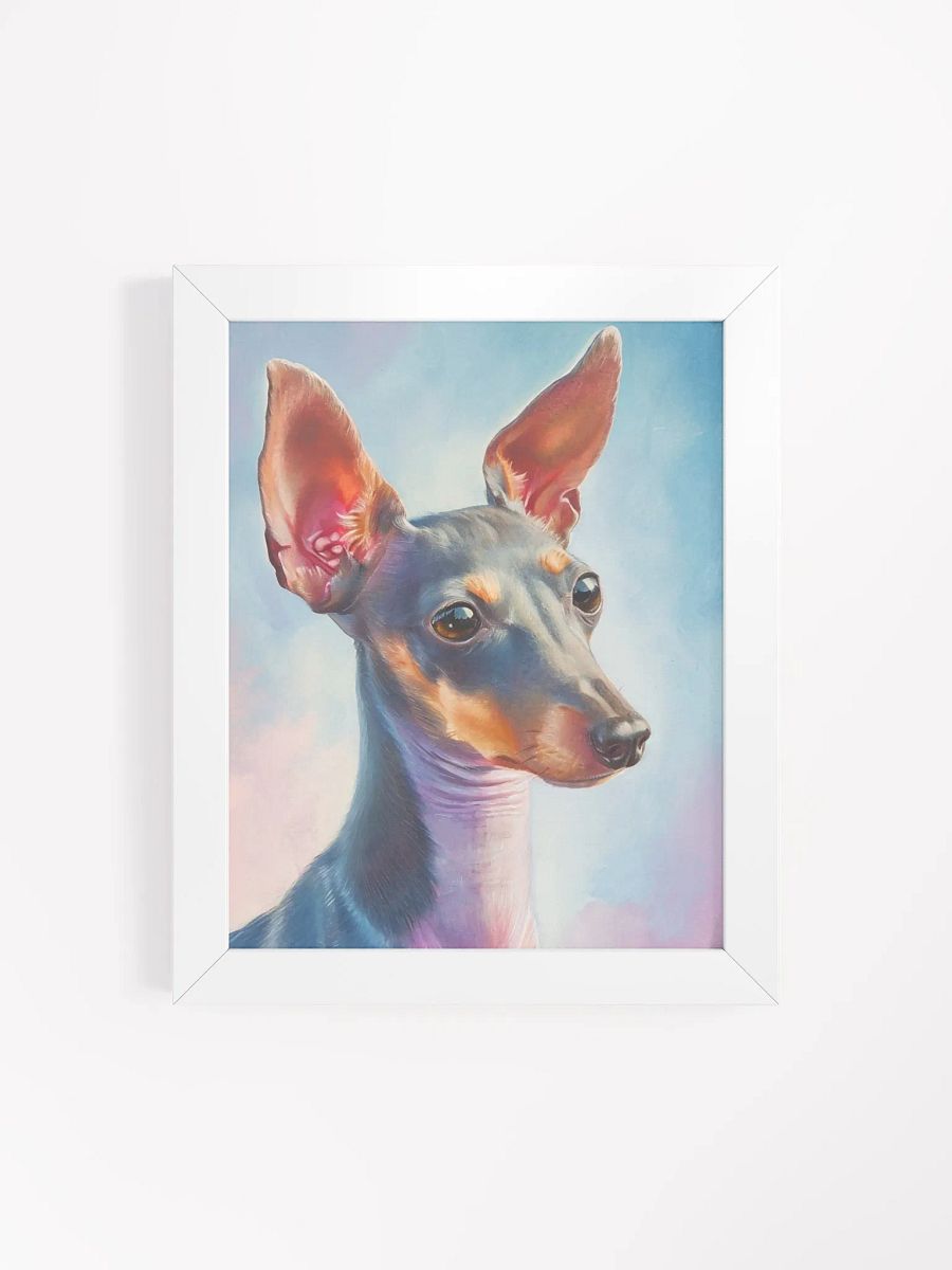Vibrant Dog Portrait Framed Poster product image (4)