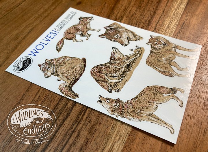 Wolves! Sticker Sheet product image (1)