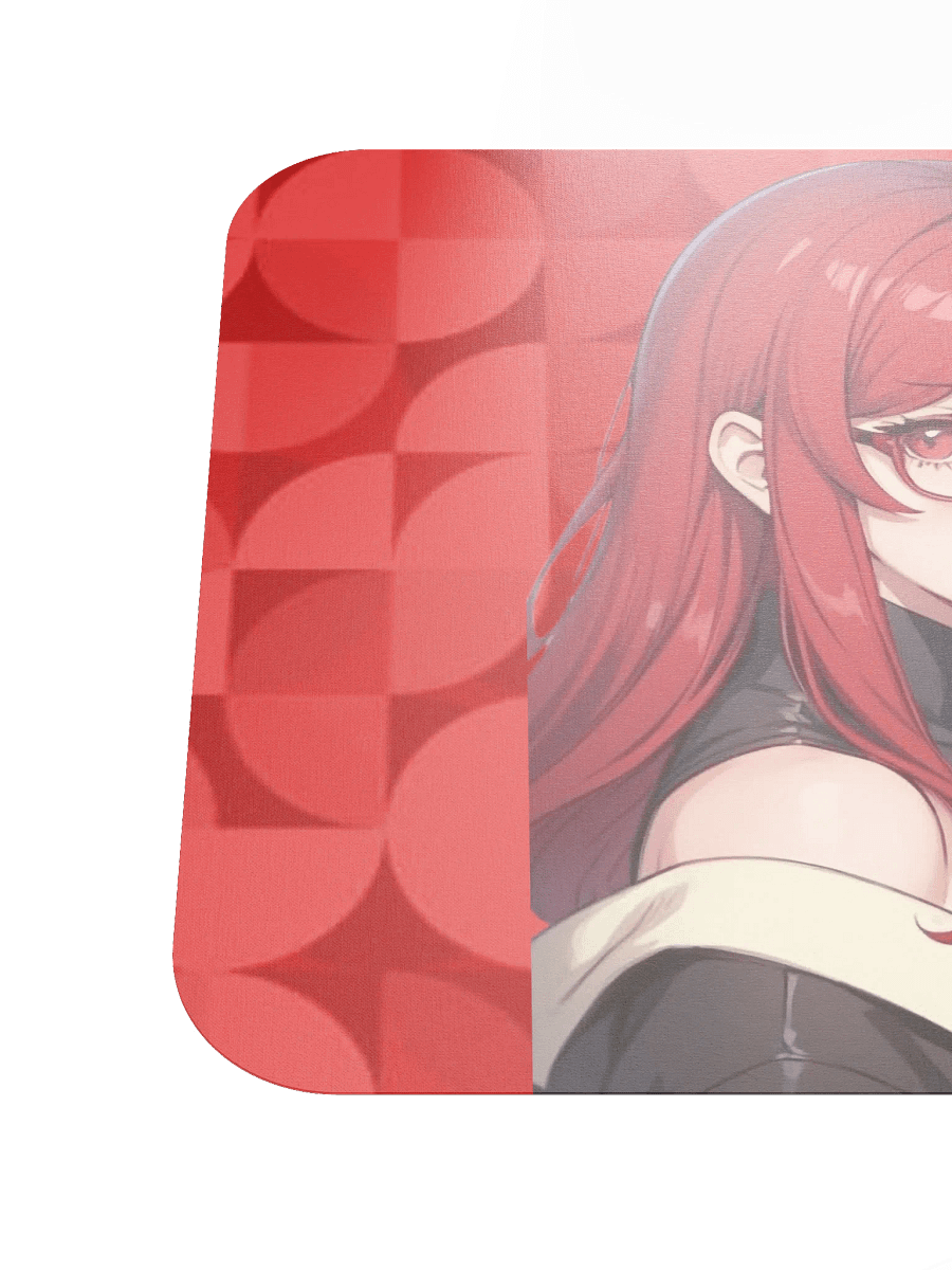 (RED Waifu) K Classic Mouse Pad product image (6)