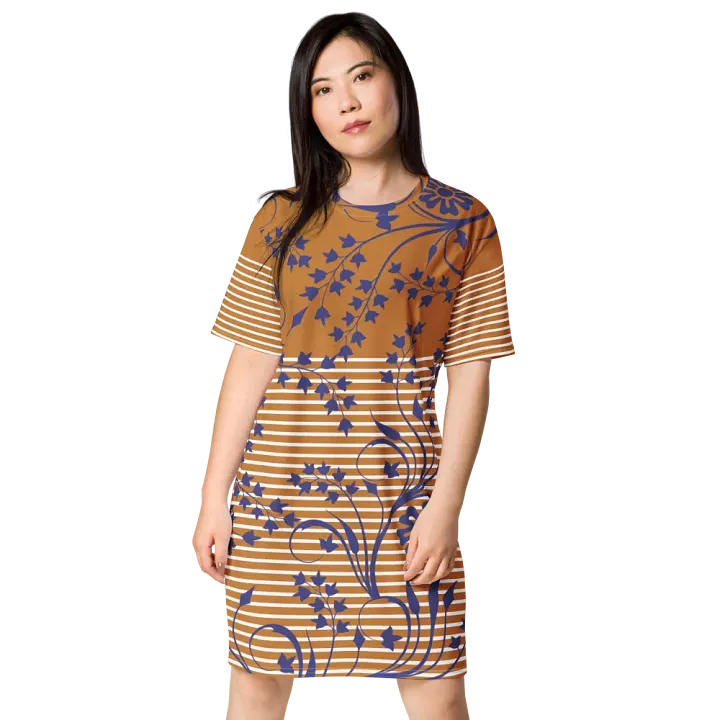 Floral Fusion T-Shirt Dress product image (1)