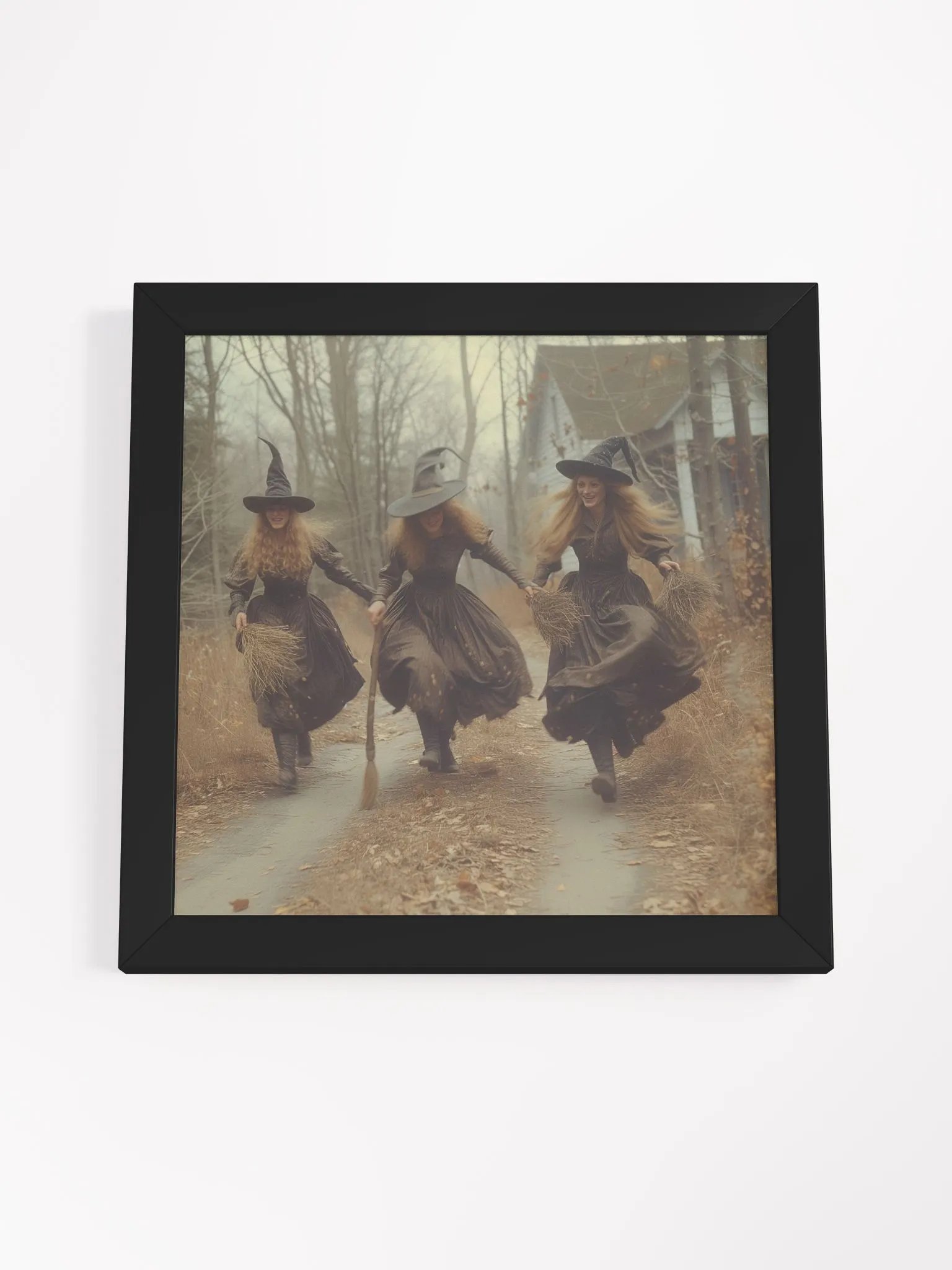 Happy Young Witches Vintage Photography Wall Art product image (36)