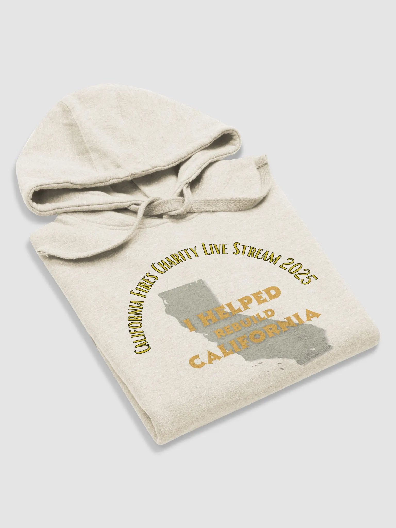 Chill Reaper Limited 2k25 Cali Fires Charity Pullover Hoodie - (Back Badge) product image (5)