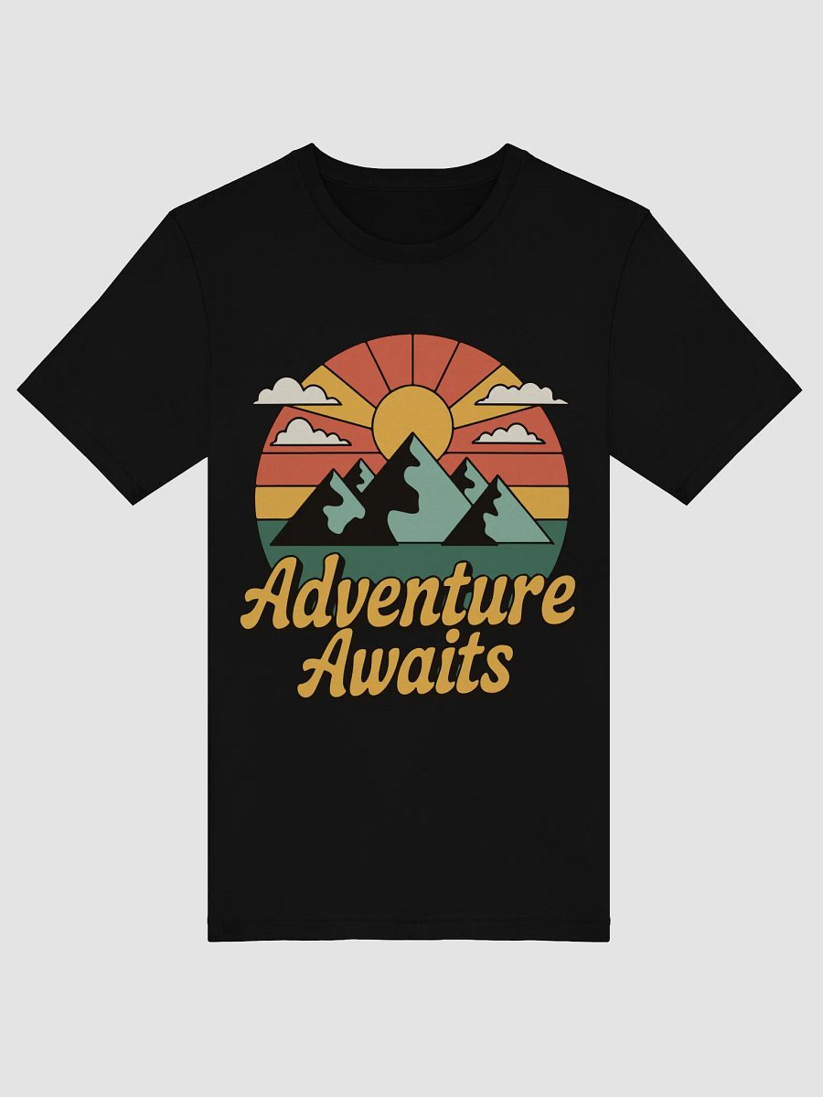 Adventure Awaits Retro Mountain Design | Vintage product image (5)