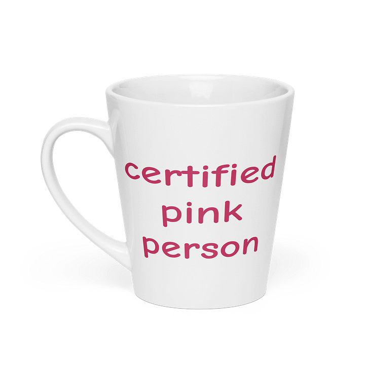 Certified Pink Person Latte Mug 12oz product image (1)