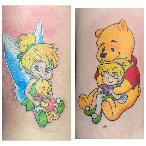 I had so much fun doing these coordinating mother/ daughter tattoos today! 

*I made a few small tweaks to the drawing, but t...