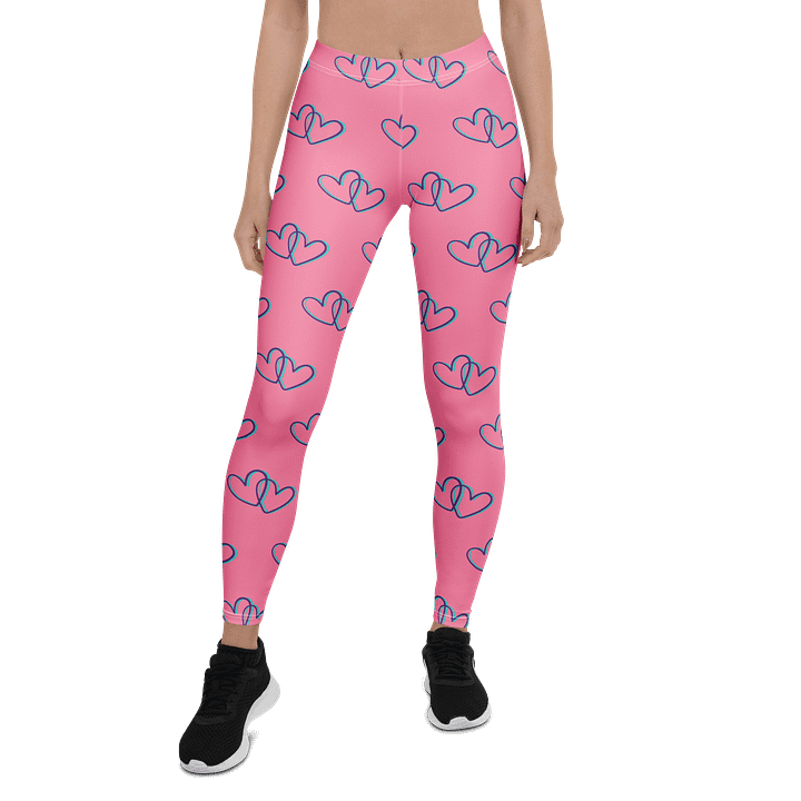 Pink Heart Leggings product image (1)