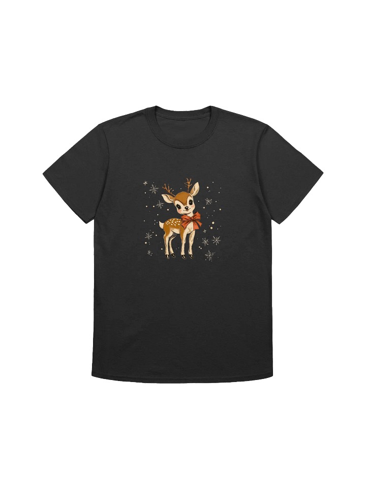 Retro Vintage Christmas Reindeer Unisex T-Shirt product image (1)