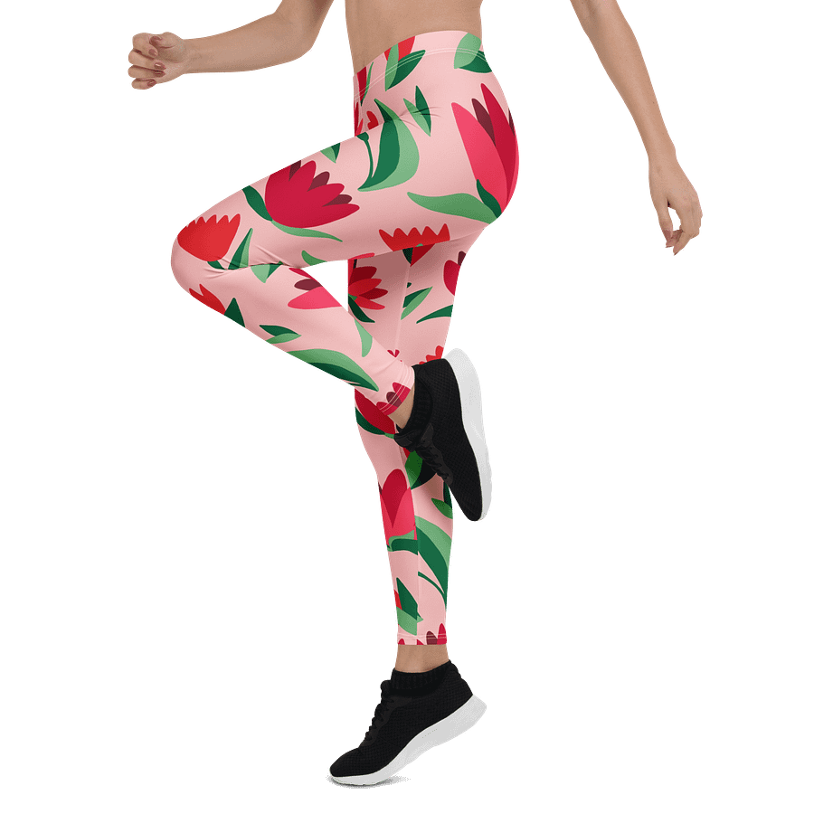Cosmic Rose All-Over Print Leggings product image (5)