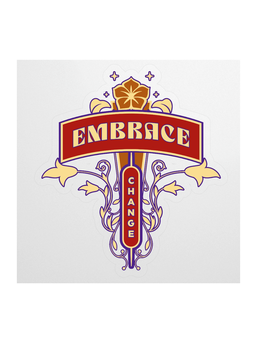 Embrace Change Kiss Cut Stickers product image (1)