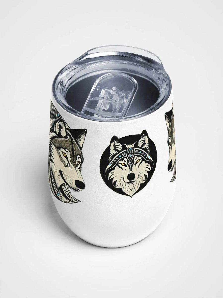 Timber Wolf Wine Tumbler product image (4)