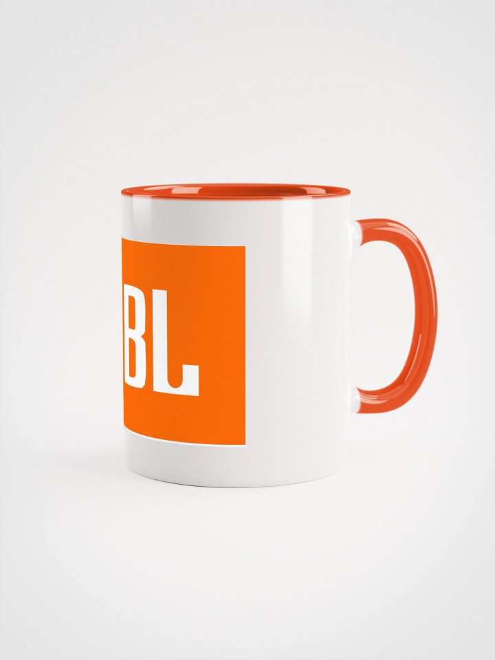JBL CLASSIC ORANGE LOGO WITH ORANGE HANDLE COFFEE MUG product image (1)