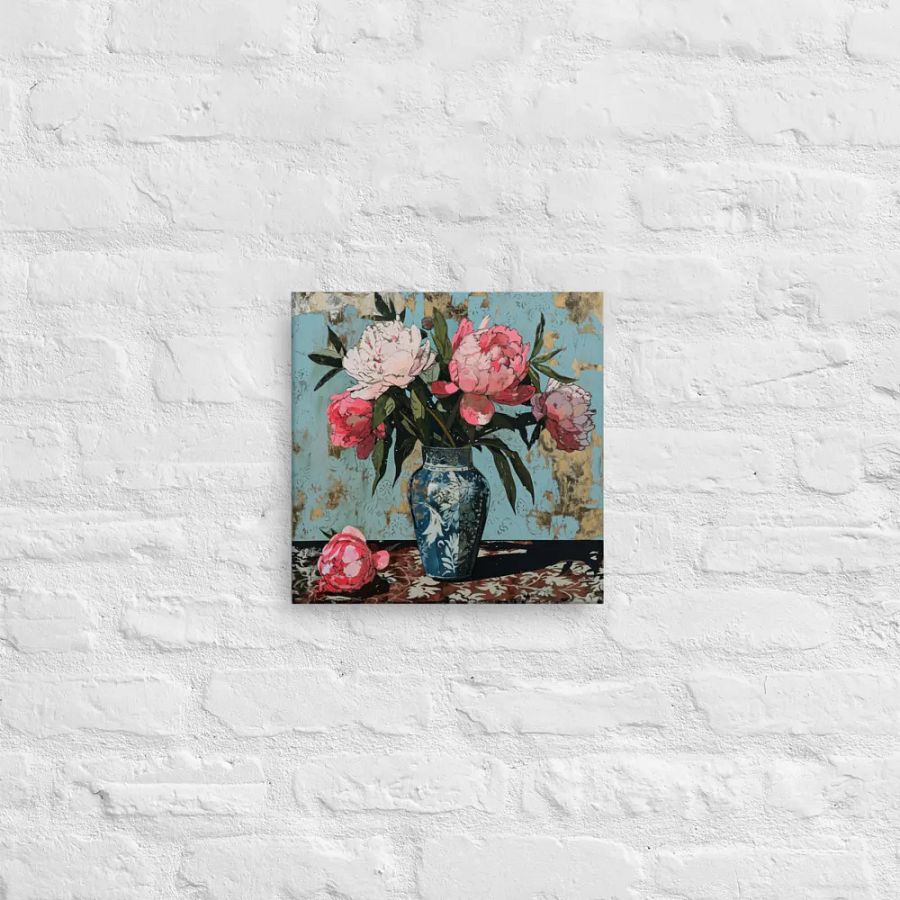 Art2401-69 Vase Flowers Still Life - Canvas Print - sm product image (9)
