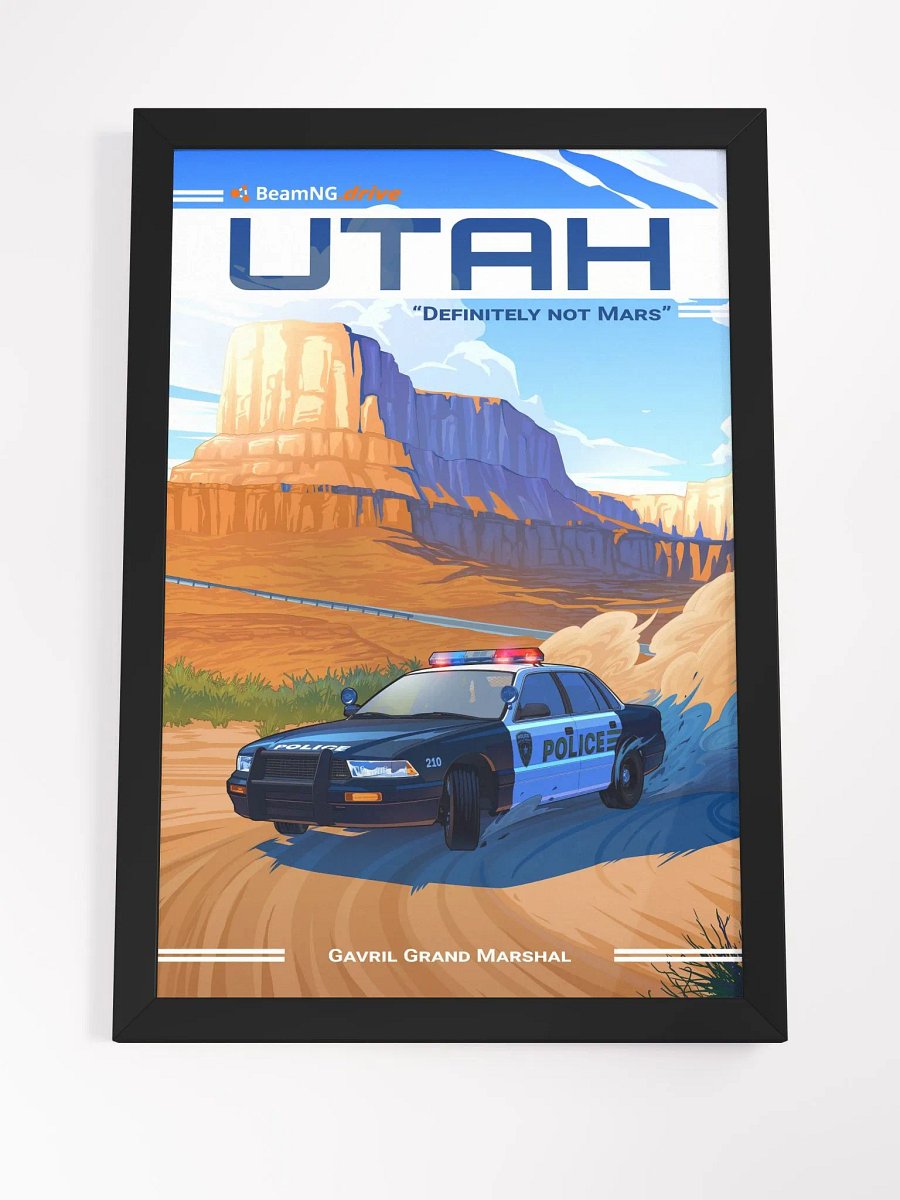 Framed Poster: Utah product image (4)