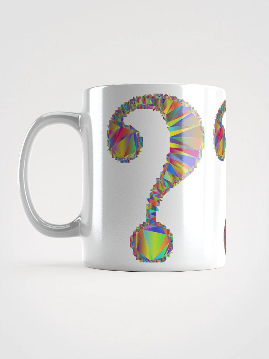 White Glossy Coffee mug-Question Mark Symbol product image (12)