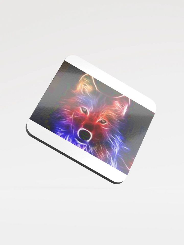 Neon Wolf Spirit Coaster product image (1)