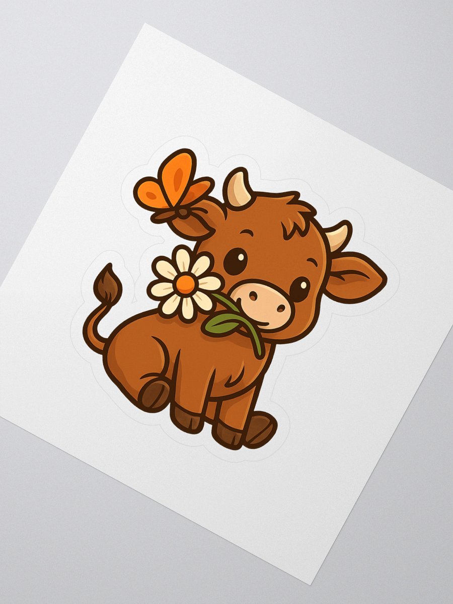 Moo-velous Cow Kiss Cut Stickers product image (2)