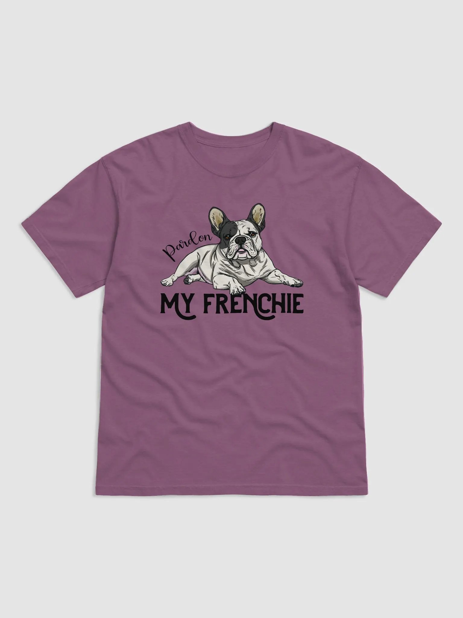 Pardon My Frenchie T-Shirt of a French Bulldog (Pied) | Funny T-Shirt for Frenchie Paw-rents product image (9)
