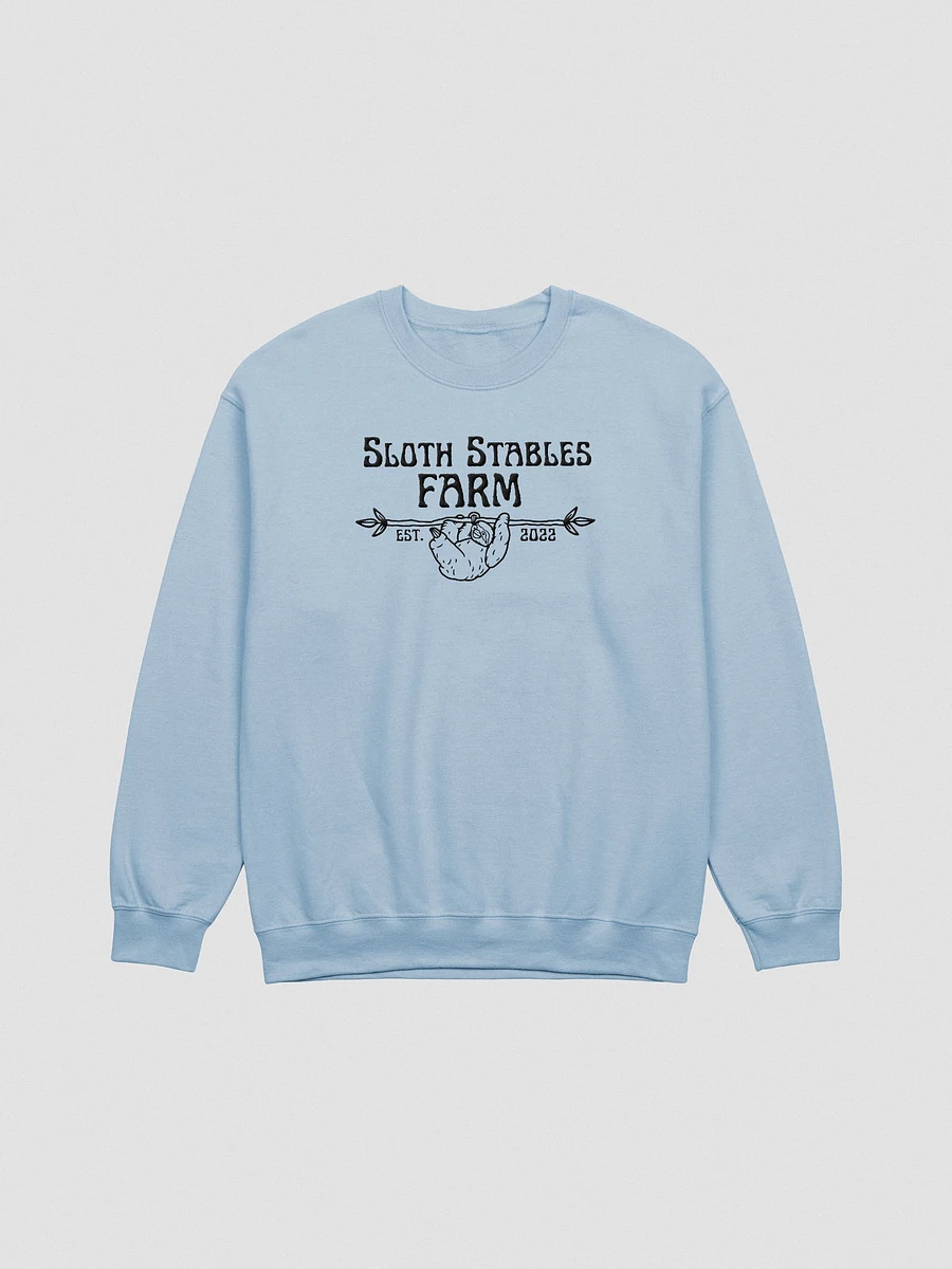 Sloth Stables Farm Sweatshirt - Black Embroidery product image (4)